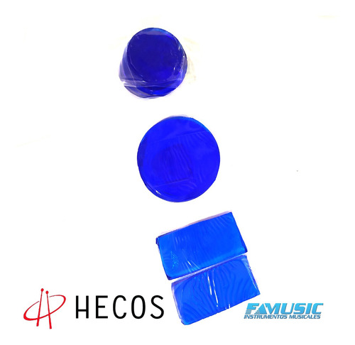 Imagen 2 de 10 de Sordina Antiarmonicos Para Bateria Hecos Drum Gel X8