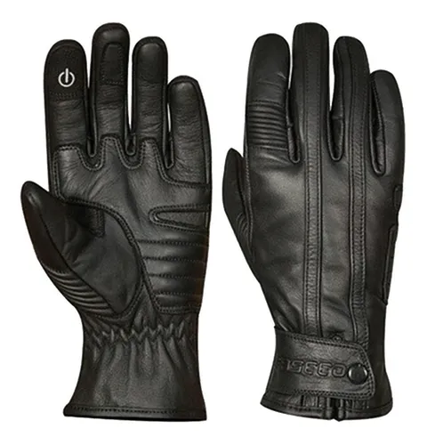 Guantes moto mujer piel Degend Indus negro