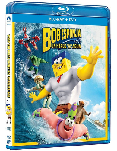 Turbo + Bob Esponja Héroe Fuera Agua Bluray + Dvd Película