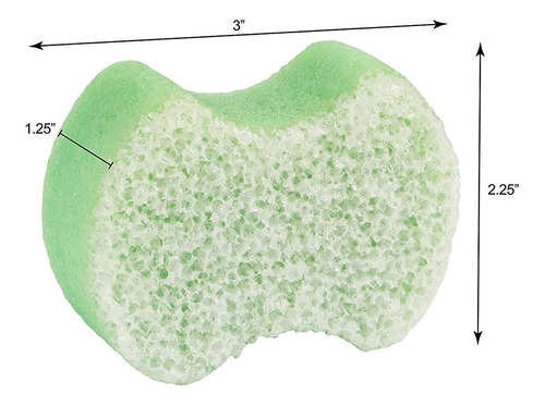 Spongeables Pedi Scrub Foot Buffer 20, Aroma De Eucalipto Cí