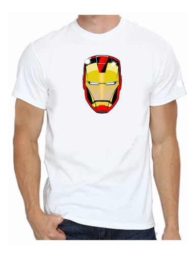 Polera Estampada Ironman Face