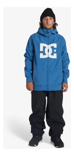 Campera Dc Snow Spectrum Softshell Azul S