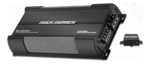 Amplificador D Rock Series 1600 Watts Rms Rks-ulm1600.1 Negro