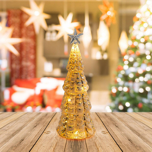 De Navidad De Mesa Con Luces, Árbol De Navidad, Estilo C