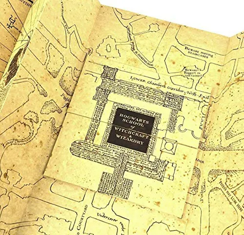 Mapa Del Merodeador De Harry Potter