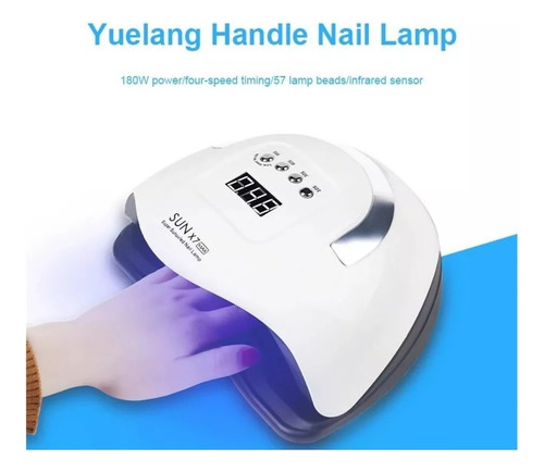 Lampara Manicure Profesional 180w Secador Uña Uv Led