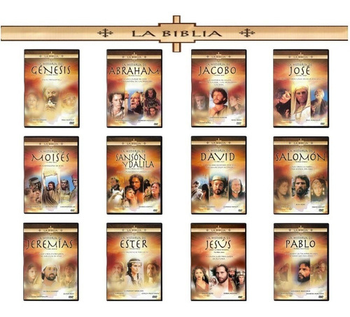 La Biblia 12 Dvds La Historia De...