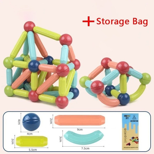 Juego De Imanes For Niños Con Bloques De Construcción De