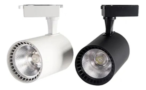 Spot Track Light 10w Disponibles En Carcasa Blanca Y Negra 