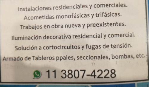 Imagen 5 de 5 de Electricista A Domicilio