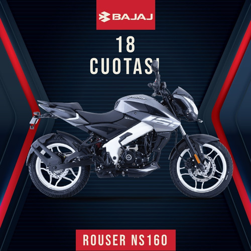 Imagen 1 de 17 de Bajaj Rouser Ns 160 18 Cuotas - Unicomoto Canning
