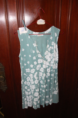 = Roupa Lote 592 Mulher Bata Azul One To Nine Importado M Us