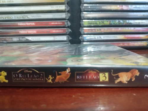 Dvd O Rei Leão Trilogia Box Edição Limitada Com 3 Filme Novo