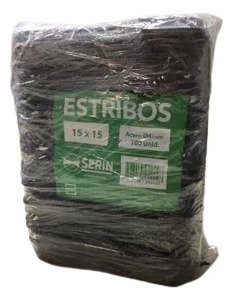 Estribo 15x15 X 4 Columna X 100 Un