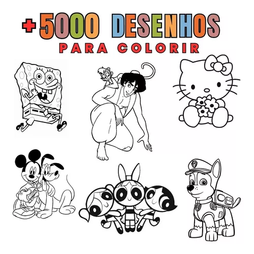 Desenhos Para Colorir - Mais de 5.000 Desenhos para Imprimir