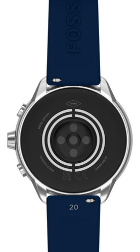 Smartwatch Fossil Hombre Gen 6 Wellness Silicon Color De La Caja Azul