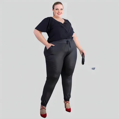 Calça jogger hotsell para gordinhas
