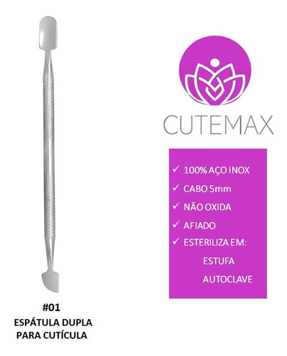Kit 4 Alicates De Cutícula Mundial 777 4 Espátulas 4 Palitos