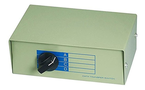 Monoprice 101354 Db25 Abcd Caja De Interruptor De 4 Vias