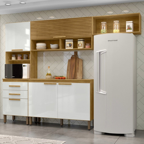 Cozinha Compacta 5 Portas 2 Gavetas Sara Wt