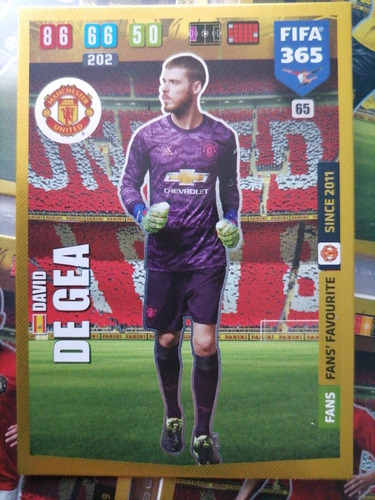 Carta Adrenalyn Fifa 365 2020 / David De Gea