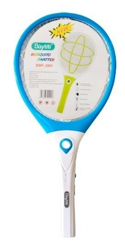 Raqueta Mata Mosquitos Lámpara Led Recargable Electrica