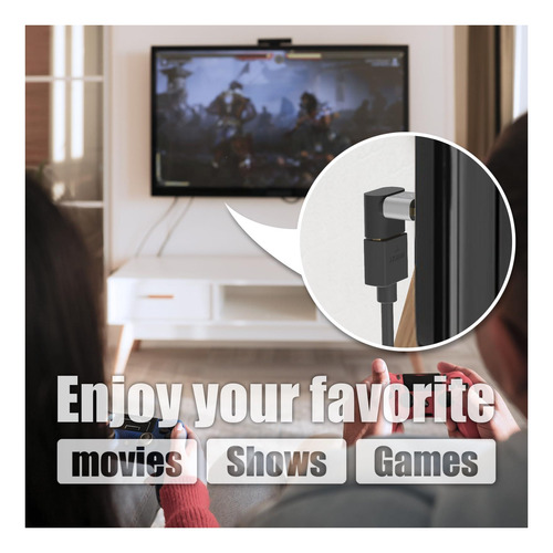 Adaptador De Ángulo Recto Vcelink Hdmi 90 Grados Adaptador A