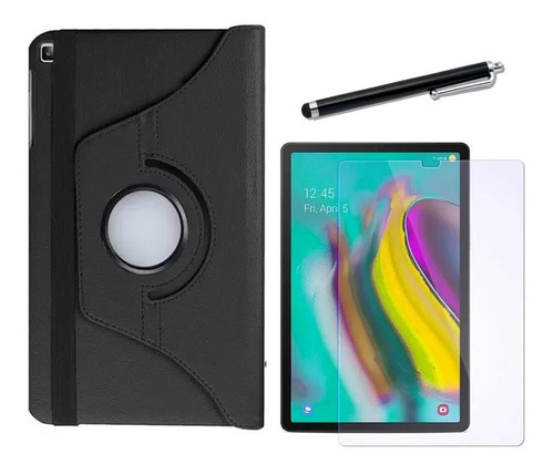 Capa Case 360º P/ Galaxy Tab S5e T720 T725  + Pelc + Caneta