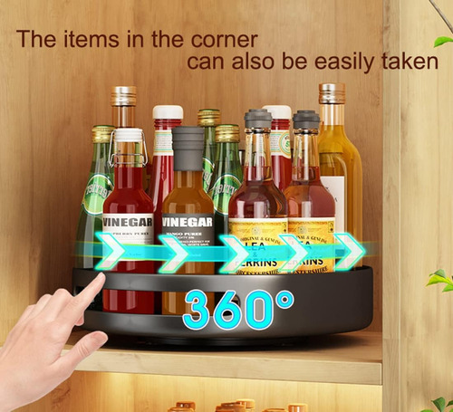 Bultiweud Organizador De Especias Lazy Susan De 1 Nivel, Org
