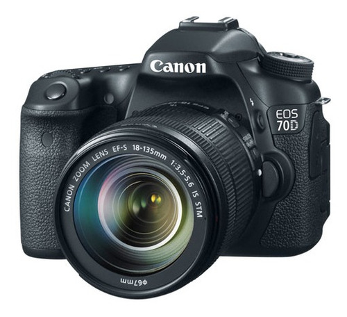 Camara Canon 70d 18-135mm Is Stm Kit Wifi + Gps
