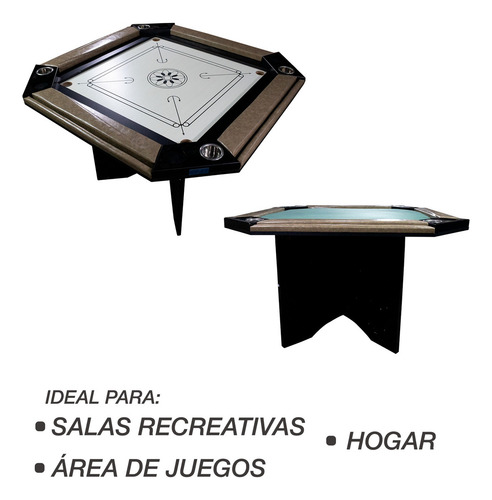 Mesa De Ajedrez Profesional Con Accesorios 1.2m X 1.2m Mdf