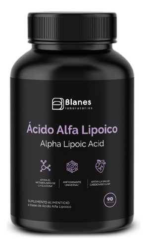Acido Alfa Lipoico 90 Caps Blanes