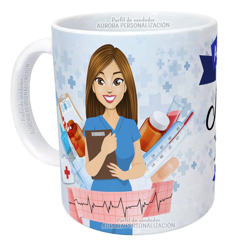 Mug Mejor Medica Nombre Personalizado Taza Pocillo