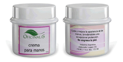 Crema Manos Piel Sin Manchas Uñas Fuertes X110ml Oficinalis