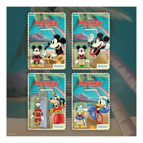 Super7 Disney Mickey Y Sus Amigos Minnie Mouse (holiday 375