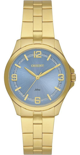 Relógio Orient Feminino Ref: Fgss0227 A2kx Casual Dourado