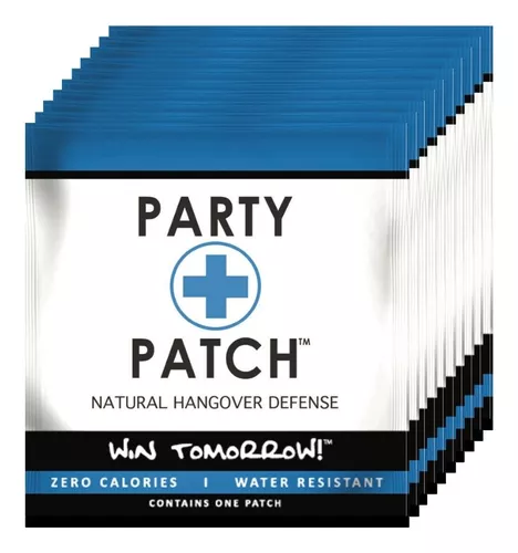 Party Patch Parches Anti Cruda Anti Resaca Pack 10 Piezas