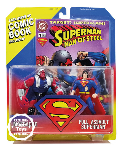 Kenner - 1995 - Superman Man Of Steel - Massacre & Superman