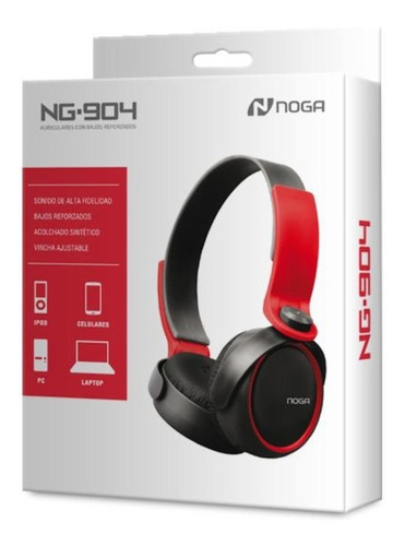 Auriculares Vincha Noganet Ng-904 Micrófono 