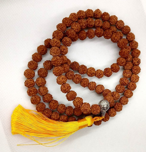 Jamapala Semente Rudraksha 108 Contas 10mm Tamanho Grande