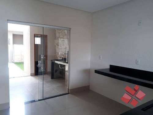 Imagem 15 de 30 de Casa Com 3 Dormitórios À Venda, 121 M² Por R$ 440.000,00 - Residencial Canadá - Goiânia/go - Ca0179