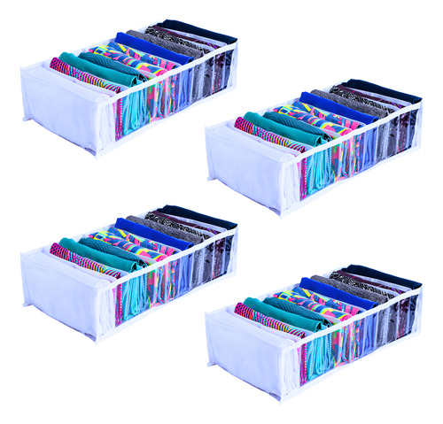 Colmeia Organizadora Gaveta Viés Branco M 40x20x10 Kit 4 Uni