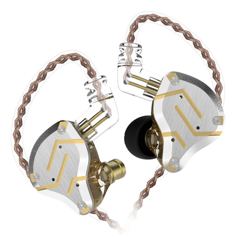 Auriculares Intraurales Pro Kz Zs10 Music Con Cable De 3,5 M