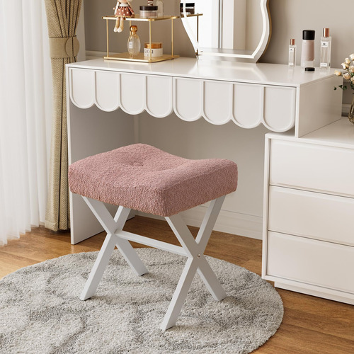 Taburete De Tocador Memobarco, Taburete De Maquillaje De Asi