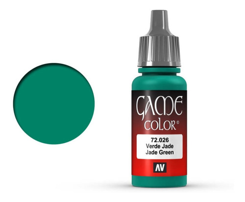 Vallejo Game Color Verde Jade 72026 Acrilico 17ml Modelismo