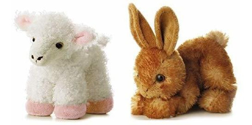 Aurora Plush 8  Mini Flopsies Bundle, Bitty Bunny Y Lana Lam