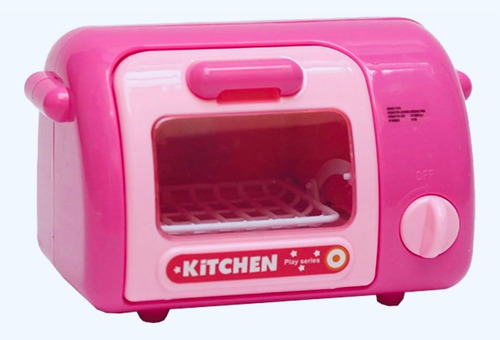 Juguete Mini Horno De Microondas Con Luz Y Sonido Para Niñas