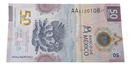 4 Billetes De Ajolote Serie Aa Con Numero Consecutivo