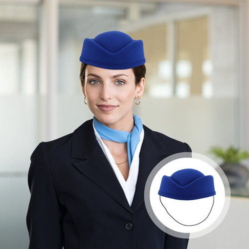 Caixa De Chapéu De Acessórios Para Fantasias De Aeromoça