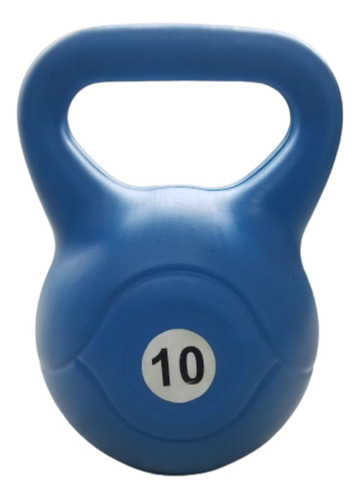 Kit Pesa Rusa Kettlebell Plastica 10kg Mancuerna Pack X 2